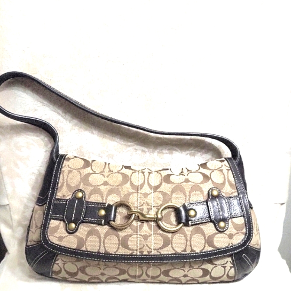 COACH ERGO SIGNATURE BELTED SHOULDER BAG - Picture 7 of 11